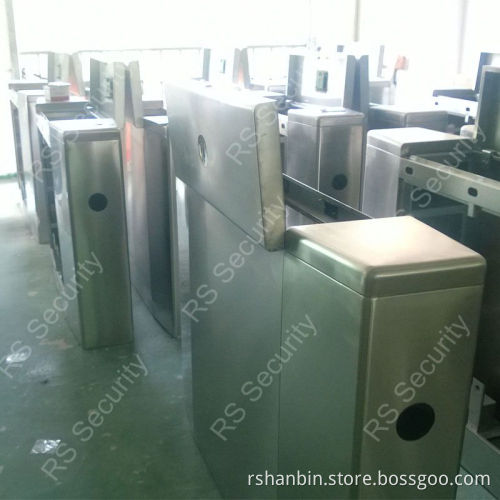 Security Intelligent Subway Flap Gate Barrier Turnstile